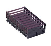 YGUWZ Ruban Compatible avec imprimante ERC39 ERC43, modèles GP7635II 7635III GP7645 XP7645 XP76IIH TM210 TM220 D5000 AB300K 320K, Paquet de 10 à 20(Purple-10pcs)