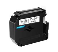 YGUWZ Ruban d'étiquettes Noir sur Blanc Compatible avec Ruban MK 12mm 9mm Compatible avec Fabricants d'étiquettes MK-231 MK131 MK221 MK631 MK121 et PT45M PT85(Black on White)