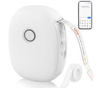 YGVQN Imprimante d'Étiquettes - E10 Étiquettes Autocollantes Imperméables, Mini Portable Étiqueteuse Compatible iOS/Android, E10 Etiqueteuse Bluetooth Portable Idéal pour Bureau, Maison, Stockage