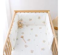 YGWRQY Tour de Lit Bébé Cabane, Tour de Lit pour Bébé Doublure en Maille sans Danger pour la Circulation De L'air pour Lit Bébé Convient à Tous Les Types de Berceaux,220x28x3CM No7