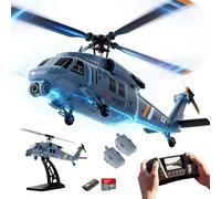 YGWXYYZJ Hélicoptère radiocommandé L2 HD Black Hawk RTF 6CH Avion électrique avec Moteur brushless et Flux Optique GPS + contrôleur avec écran intégré pour Adultes et débutants
