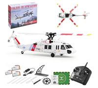 YGWXYYZJ Hélicoptère télécommandé K270 UH-60L Black Hawk avec positionnement par Flux Optique, Maintien de l'altitude barométrique, réglage de la Manette des gaz Gauche/Droite RTF(3 Batteries)
