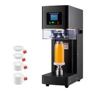 YGWXYYZJ Machine à sceller Les boîtes de Conserve 320W avec Compteur et écran LCD 2.2" Dia & 3.9"-6.8" Height Tin Can Seaming Closing Capping Machine for Sealing Plastic/Glass/Tin Bottles(Gray)