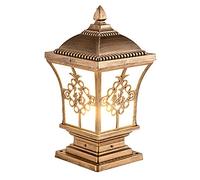 YGZPALH Applique murale de jardin rustique de style européen, finition noire, avec abat-jour en acrylique et culot E27, idéale pour l'avant de votre maison, votre jardin, votre porche ou votre allée.