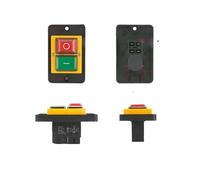 YH02A Electromagnetic Starter Push Button Switches Machine Tool Equipment IP55 Waterproof Witch 28A Replace KLD28A KJD17A NWPNLXEA(TYPE-F 4PIN SOCKET,110V)