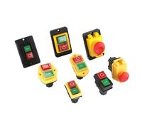YH02A Electromagnetic Starter Push Button Switches Machine Tool Equipment IP55 Waterproof Witch 28A Replace KLD28A KJD17A NWPNLXEA(TYPE-E 4PIN SOCKET,220V)