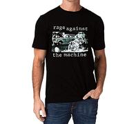 YHA35AA Rage Against The Machine RATM 1992 Band Logo Men's T Shirt Manches Courtes(XX-Large)
