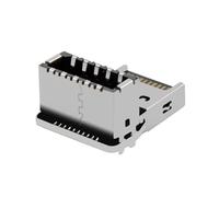 YHAILI Adaptateur USB 3.1 à angle droit 10 Gbit/s Type E vers connecteur de type C pour cartes mères