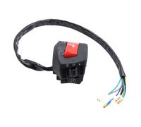 YHAILI Boîtier de Commande de 22 mm avec câble de Prise, Right | Boîtier de commande électrique, ensemble de guidon de câble 12V pour réparation de 22mm, pièce de rechange, Guide