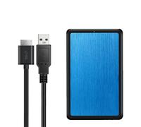 YHAILI Boîtier de disques durs externes 2,5" 5 Gbps Transfert HDDs Case SATA3.0 2.0 Adaptateur en aluminium pour disques durs