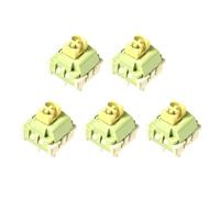 YHAILI Commutateurs linéaires pré-lubrifiés à chaud 5 broches pour claviers mécaniques silencieux