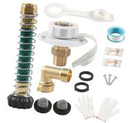 YHAILI Kit d ' Adaptateur d ' entrée d ' Eau pour Camping-Car, kit de Remplissage d ' Eau pour Camping-Car, connecteur mâle 3 / 4NH Femelle 1 / 2NPT de Remplacement