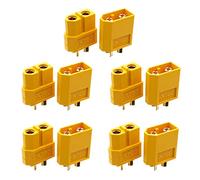 YHAILI Lot de 10 connecteurs XT60 XT-60 mâles femelles pour batterie quadricoptère multicopter