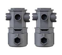 YHAILI Lot de 2 clés aérateurs multifonctions 16 en 1 pour robinet d'évier pour une installation et une réparation faciles