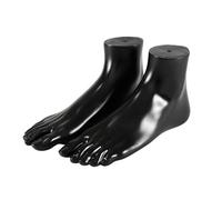 YHAILI Lot de 2 répliques de pied femelle en PVC pour la construction de pieds - Outil d'entraînement pour l'anatomie des pieds - Convient pour le marketing de chaussures