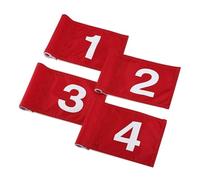 YHAILI Lot de 4 drapeaux de golf numérotés 46026 en tissu Oxford pour la pratique du jardin