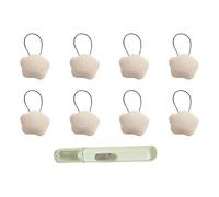 YHAILI Lot de 8 clips de fixation pour couette - Double face - En peluche - Avec boîte de rangement