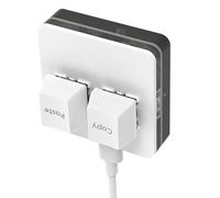 YHAILI Petit clavier macropad personnalisable rétro-éclairage couleur commutateurs programmation pour jeux eSports Tablet Photoshops