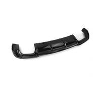 YHAINI Aileron de Voiture A3 S-Line S3 pour Sport pour berline 2017-2020 diffuseur de Pare-Chocs pour arrière lèvre Noir Brillant Support d'échappement