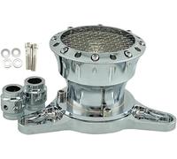 YHAINI Carburateur Pièces de Moteur Carburateur pour Moto pour Harley Rétro Filtre à air Nettoyant Carburateur(Chrome)