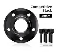 YHAINI Entretoises de roue 2/4 pièces 5x112 57.1 M14 x .5 entretoise de roue moyeu pour plaque bride S3 15/20/25/30/35mm(2pcs 20mm)