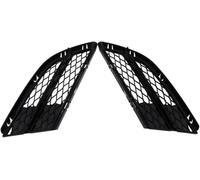 YHAINI Grille phares antibrouillard Calandre à double pont pour BMW Série 3 E90 E91 325I 328I 335I, lot de calandres pare-chocs pour avant inférieures