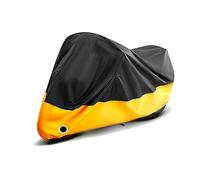 YHANNI Moto Spécial Housse Bâche Protection pour Suzuki V-Strom 650/XT VSTROM 650 DL650 190T Quatre Saisons Exterieur Anti - poussière/Pluie/Vent/UV avec Trou Verrouillage Antivol,BlackOrange