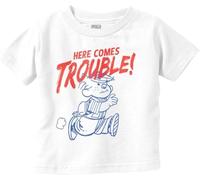 YHBBKNBCFGD Brisco Brands Dennis The Menace Here Comes Trouble Toddler T Shirt(3X-Large)
