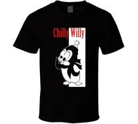YHBBKNBCFGD Chilly Willy Cartoon Gangster T Shirt(Small)