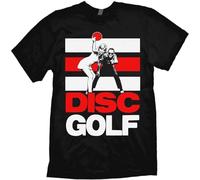 YHBBKNBCFGD Disc Golf T-Shirt Retro Style Pop Art(Large)