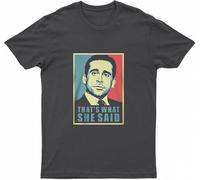 YHBBKNBCFGD Funny T-Shirt - Thats What She Said Movie - Classic Movie Shirt - Funny Gift Black(3X-Large)