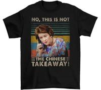 YHBBKNBCFGD Hyacinth Bucket No This is Not The Chinese Takeaway Vintage T-Shirt, Classic Movie Shirt, Funny T-Shirt Black(3X-Large)