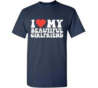 YHBBKNBCFGD I Love My Beautiful Friend Shirt Graphic Mens Novelty Funny T Shirt(Small)