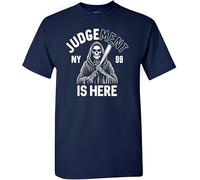 YHBBKNBCFGD Judgement is Here Men's New York T-Shirt for Baseball Fans(XX-Large)