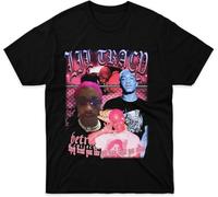 YHBBKNBCFGD Lil Tracy They Treat You Like You Dead When You Alive Shirts for Men Dad Perfect Neck(Small)