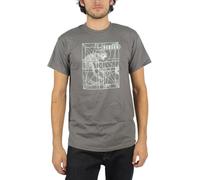 YHBBKNBCFGD Pixies - Mens Monkey Grid T-Shirt in Charcoal(3X-Large)