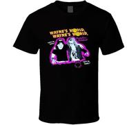 YHBBKNBCFGD Wayne's World Mike Myers Movie T Shirt(Medium)