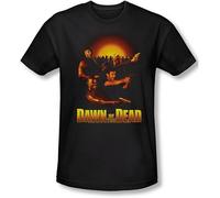 YHBCVSS Dawn of The Dead Mens Dawn Collage T-T-Shirts à Manches Courtes in -XXL Black(Small)