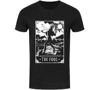 YHBCVSS Deadly Tarot Men's T-T-Shirts à Manches Courtes The Fool Heather Black Denim(Medium)