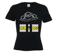 YHBCVSS Drum & Bass DJ Women's White Yellow Black Red Mens Women T T-Shirts à Manches Courtes 100% Cotton - Dub Step Rave Dubstep Techno(XX-Large)
