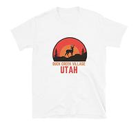 YHBCVSS Duck Creek Village Utah Short-Sleeve Unisex T-T-Shirts à Manches Courtes(X-Large)