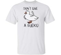 YHBCVSS Duck Don’t Give A Fucko T-Shirts à Manches Courtes(Large)