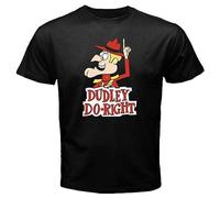 YHBCVSS Dudley Do Right Men's T-T-Shirts à Manches Courtes Black(XX-Large)