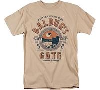 YHBCVSS Dungeon & Dragons Baldur's Gate Resort Unisex T-T-Shirts à Manches Courtes(Medium)