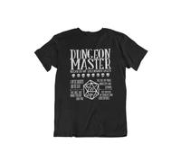 YHBCVSS Dungeon Master T-T-Shirts à Manches Courtes Dungeons and Dragons Black(Large)