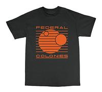 YHBCVSS Federal Colonies Total Recall Inspired T-T-Shirts à Manches Courtes Cotton Arnie Sci FI(Small)