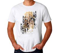 YHBCVSS Fenrir The Nordic Monster Wolf Men's T-T-Shirts à Manches Courtes White(XX-Large)