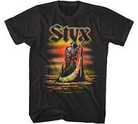 YHBCVSS Ferryman Grim Reaper Tour Men s T T-Shirts à Manches Courtes Album Concert Merch Top(Large)