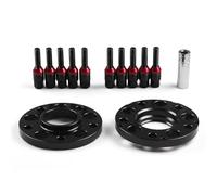 YHBH Entretoises De Roue Centrées Pour BMW E36 E46 323 325 328 335i 545i 15 Mm 5 X 120 Mm 72,56 Mm M12 X 1,5 - Boulons Coniques Élargisseurs de voie(NOIR)