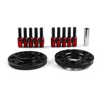 YHBH Entretoises De Roue Centrées Pour BMW Série F F10 F12 F13 F01 F02 F30 15 Mm 5 X 120 Mm 72,56 Mm M14 X 1,25 Boulons Coniques Élargisseurs de voie(15mm Red)